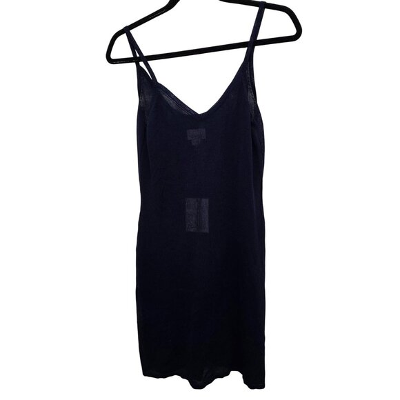 Luxely Women's Navy Blue Swimming Cover Dress Spaghetti Straps Lightweight & Bre - Picture 1 of 7